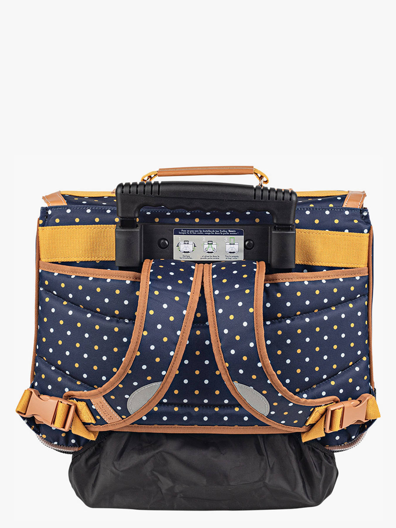 Cartable  roulettes 2 compartiments TANN'S