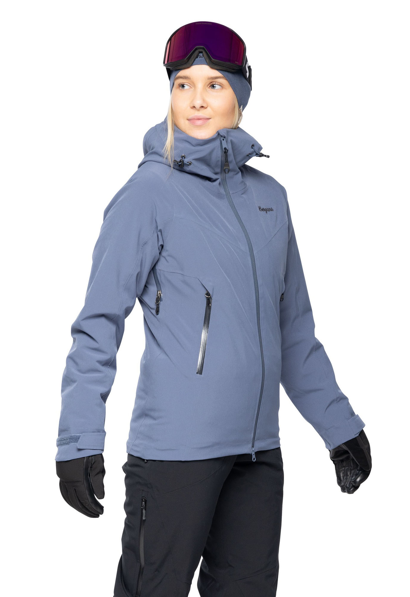 Oppdal Insulated Jacket Dame Granite Blue