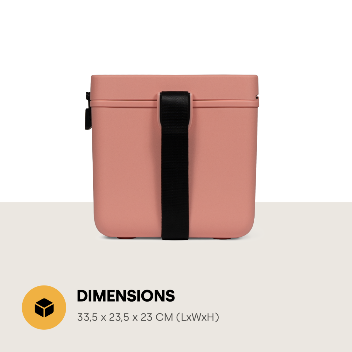Steamy Classy 12L koelbox - Salmon Pink