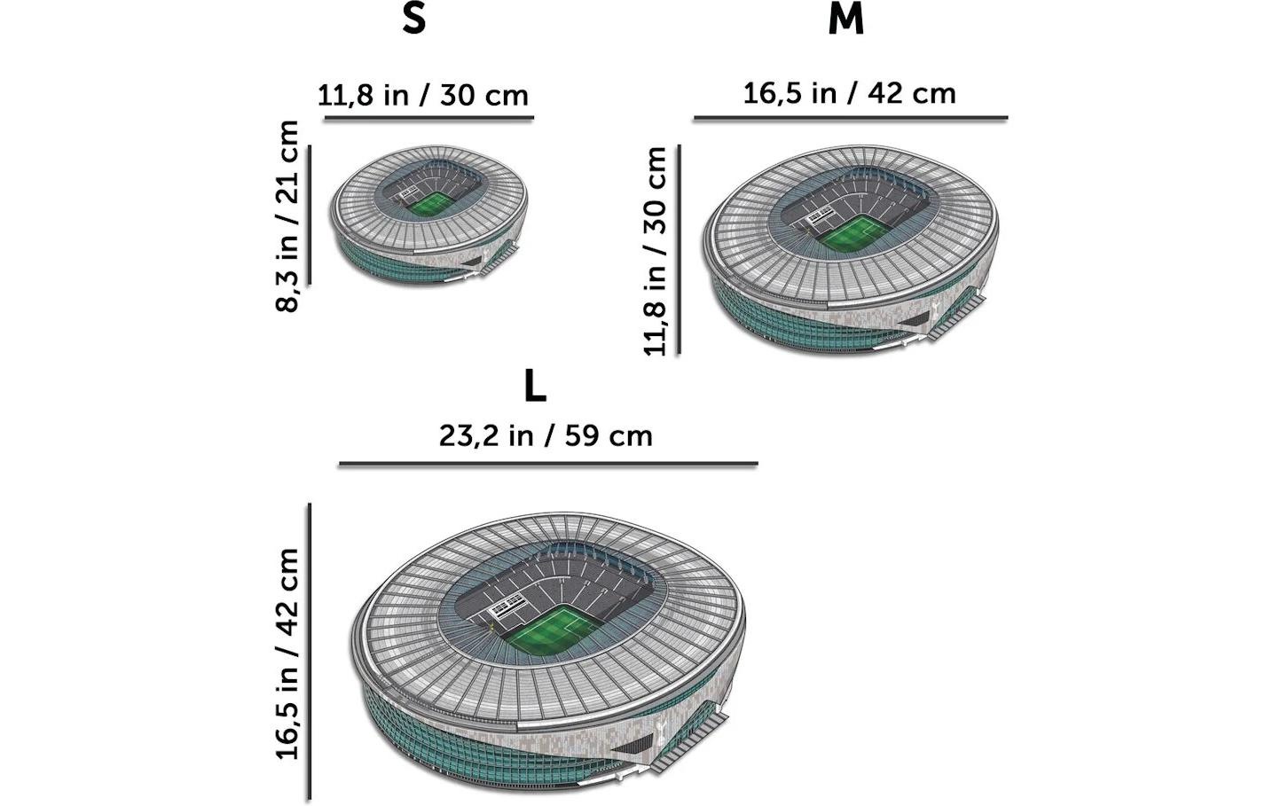 Puzzle »Iconic Tottenham Hotspur FC – Stadium« Holzart: Birke (Herkunftsland: China)