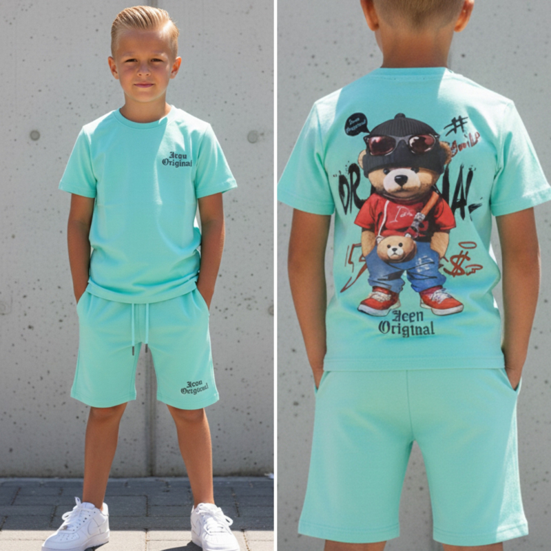 Icon rebel bear set - mint