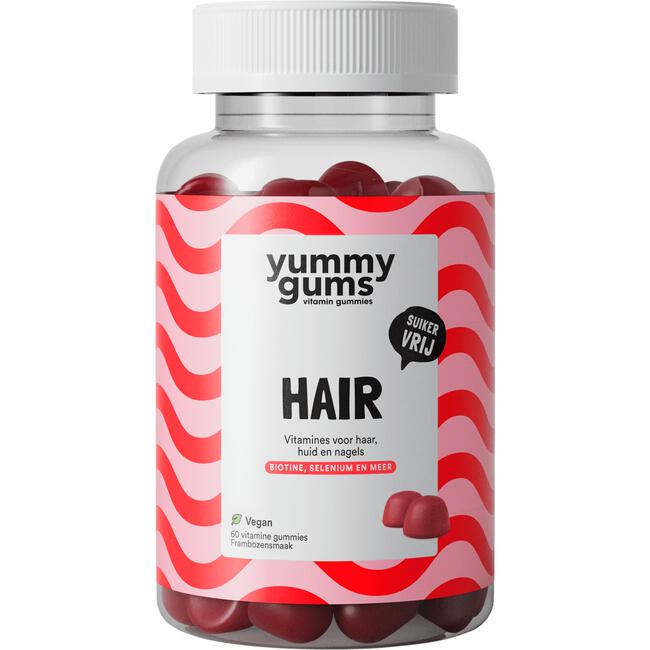 Yummygums Hair Suikervrij 60 stuks