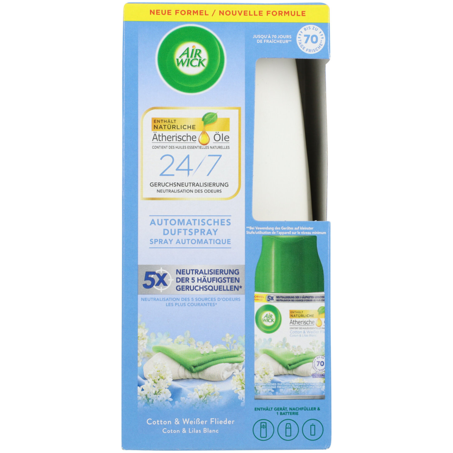 Airwick Starter-Set Cotton & Flieder