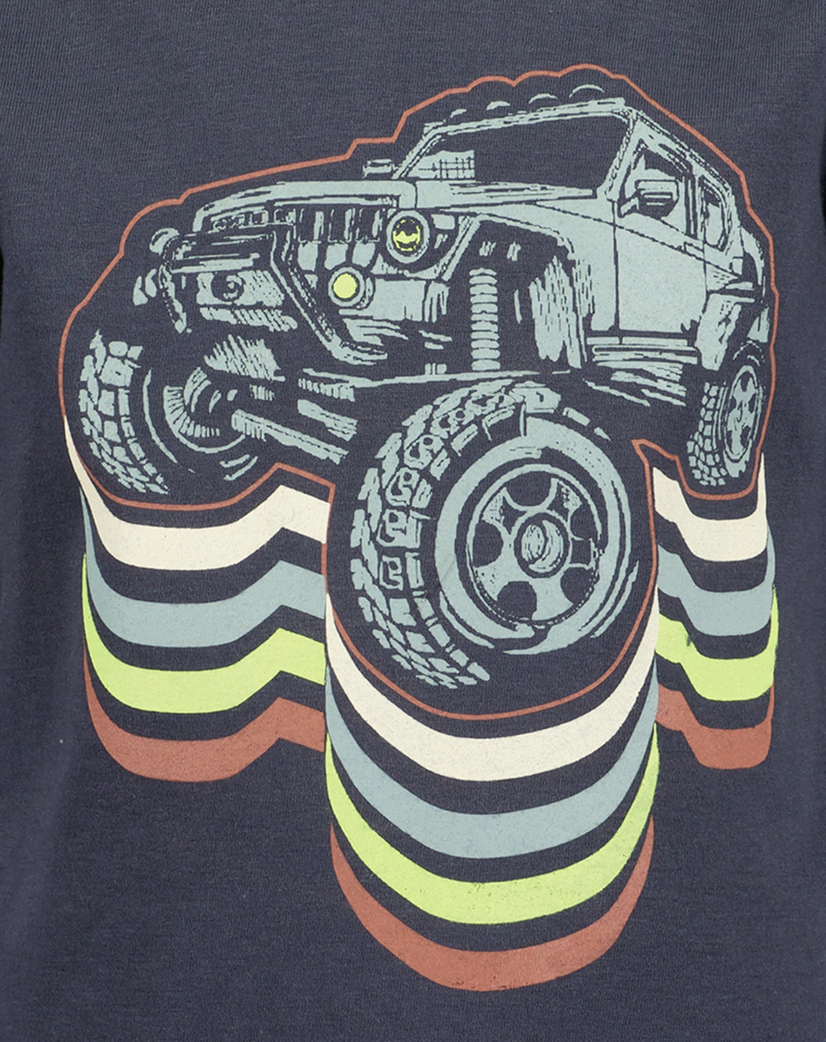 Langarmshirt BIG TRUCK in dunkelblau