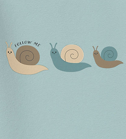 Name It Bluse - NbmVacion - Celestial Blue/Snails