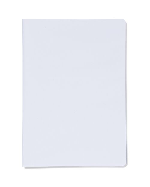 2 recharges feuilles blanches A5 pour carnet
