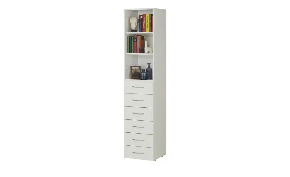 Regal Multischrank-System 40 cm Weiß