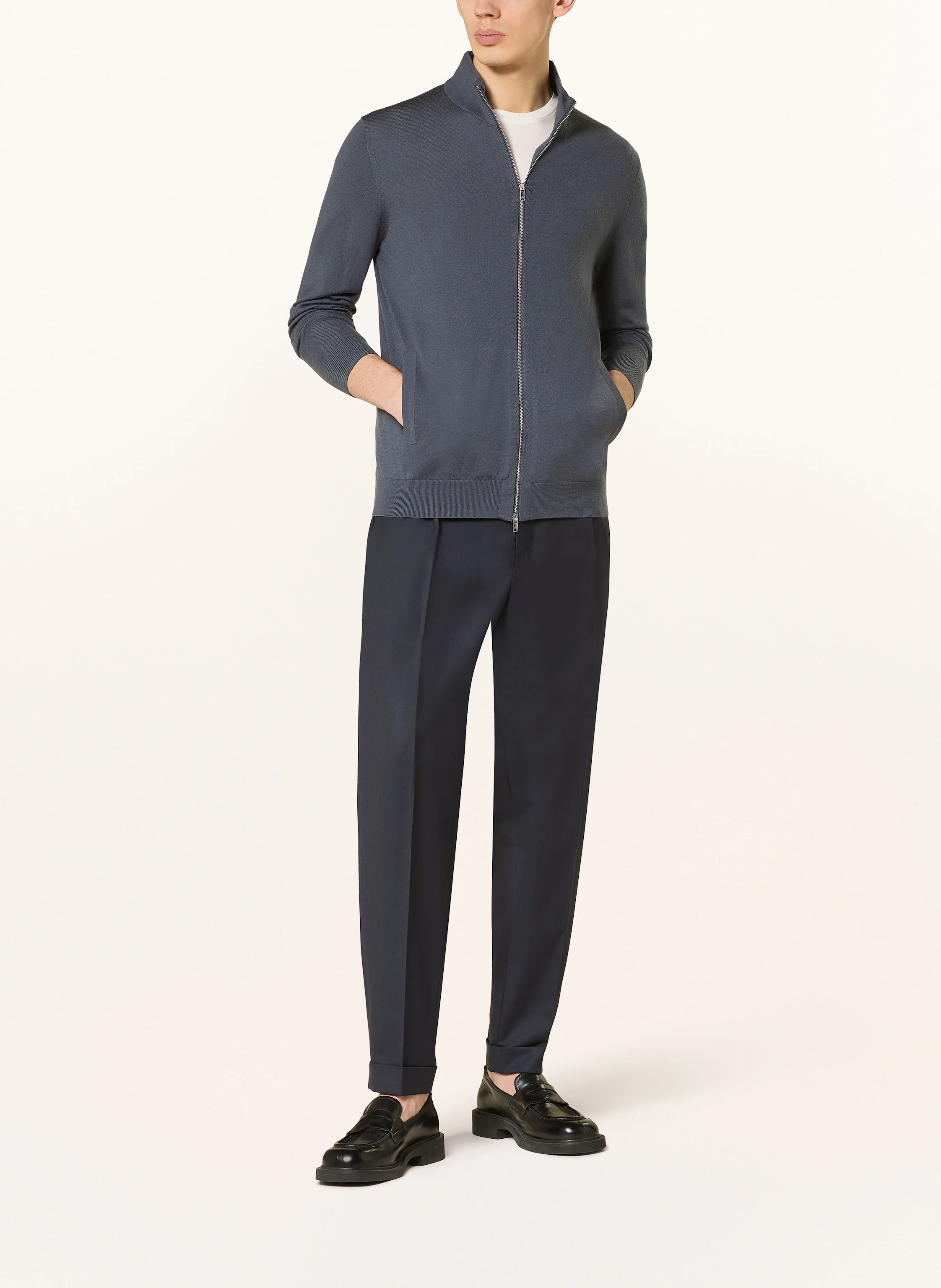 REISS Strickjacke HAMPSHIRE aus Merinowolle