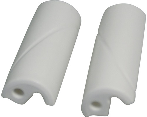Veiligheidshouder snoerconnector van wit kunststof
