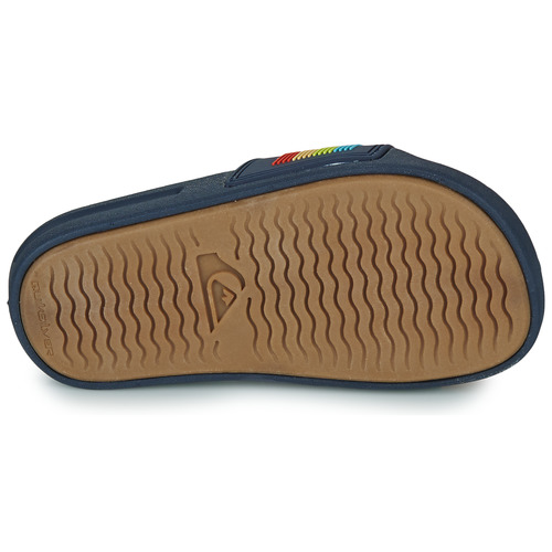 Quiksilver - RIVI WORDMARK SLIDE YOUTH - Bleu / Multicolore
