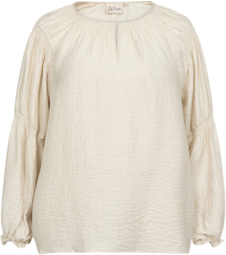 Wasabiconcept Curvy WA-CAYSA 7 Bluse Creme 1620 cream