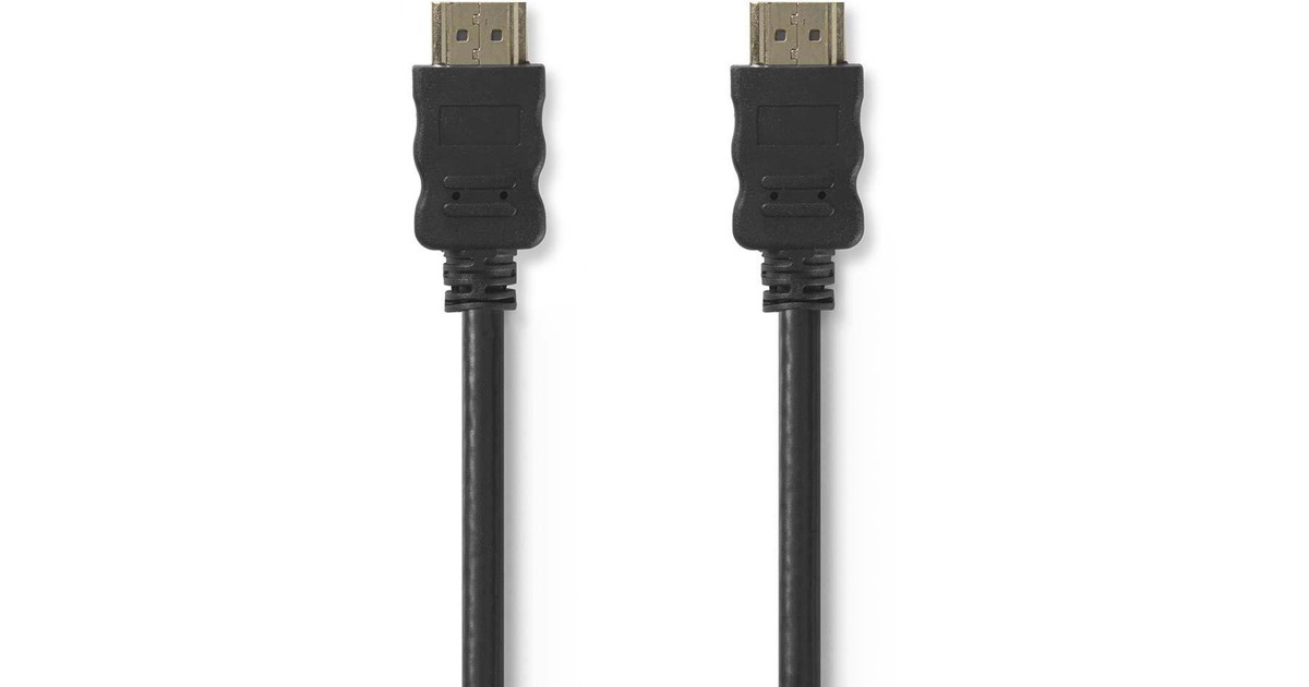 High Speed ​​HDMI-Kabel met Ethernet, 5.0 meter  (Zwart, 4K@30Hz )