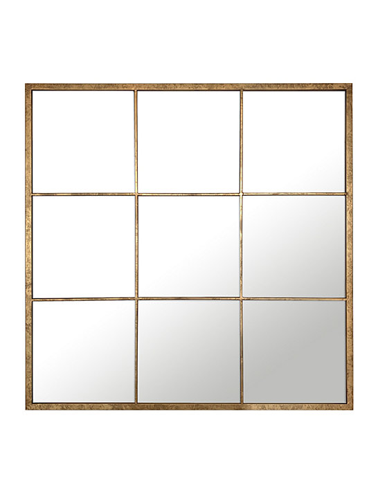 Miroir métal demeure doré 93 x 135 M EDME