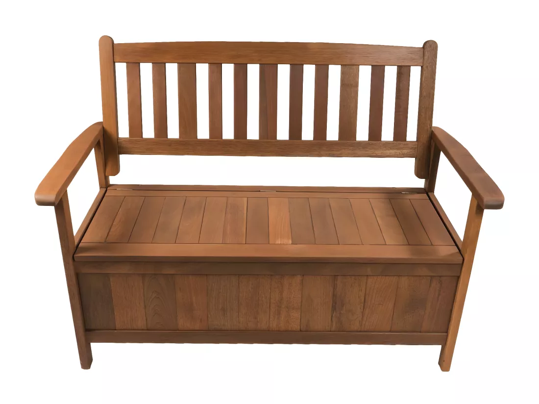 Banc de jardin 2 places avec coffre 