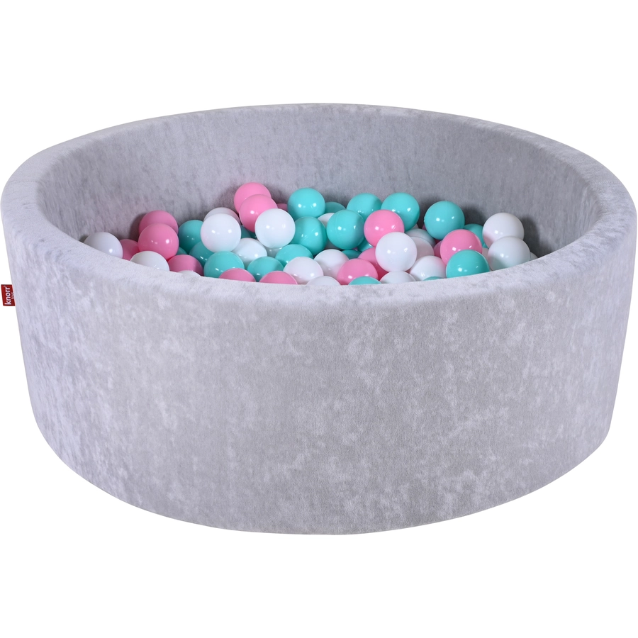 knorr toys® Bällebad soft Grey 300 balls rosecremelightblue