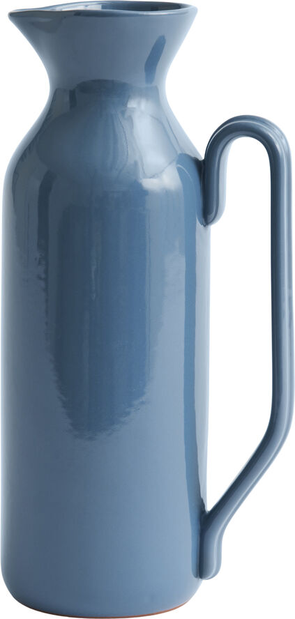 Hay Barro Jug Tall-Dark blue