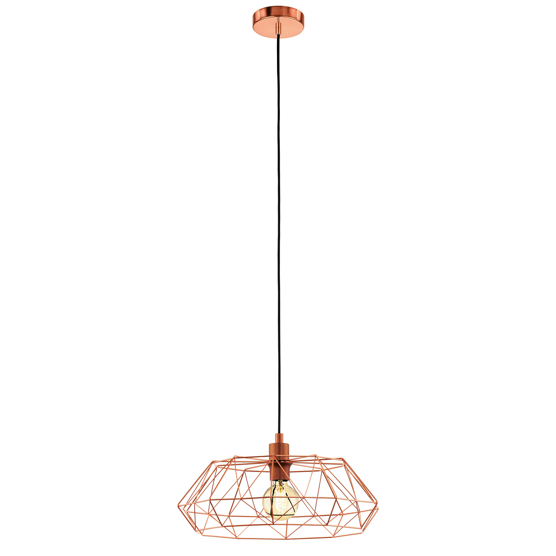 Pendelleuchte - kupfer - Ø 45,5 cm