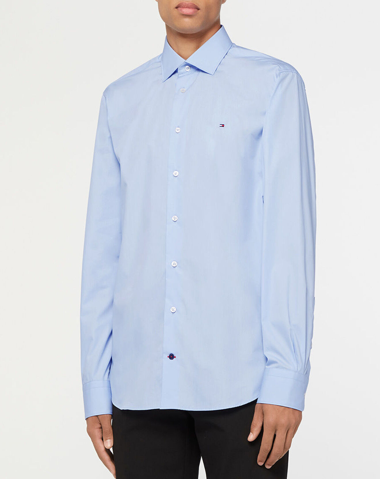 Tommy Hilfiger Chemise Regular Pop bleu ciel