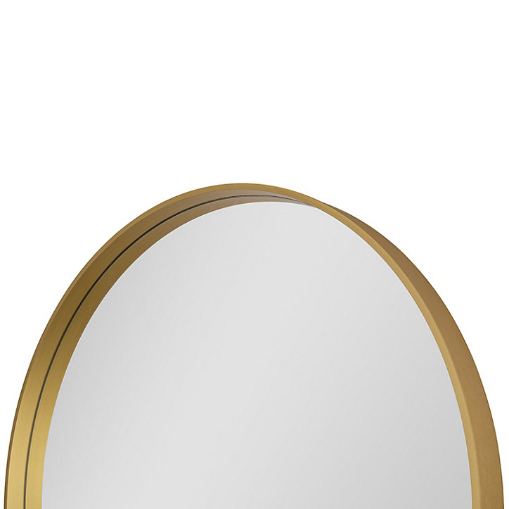Miroir salle de bains rond diamètre 80 cm Tisa doré