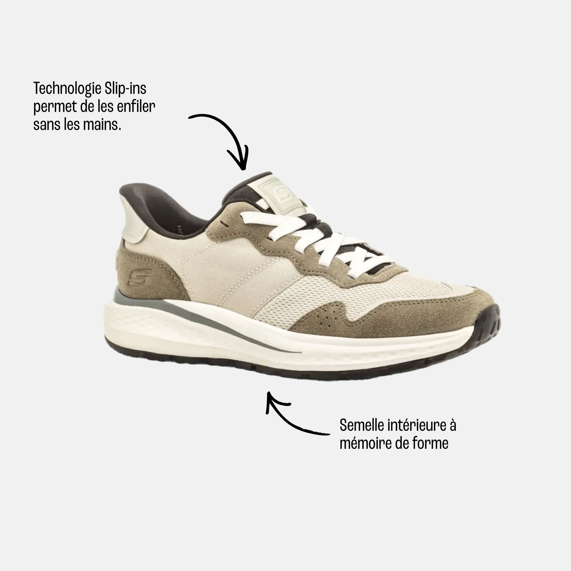 Baskets Homme gris