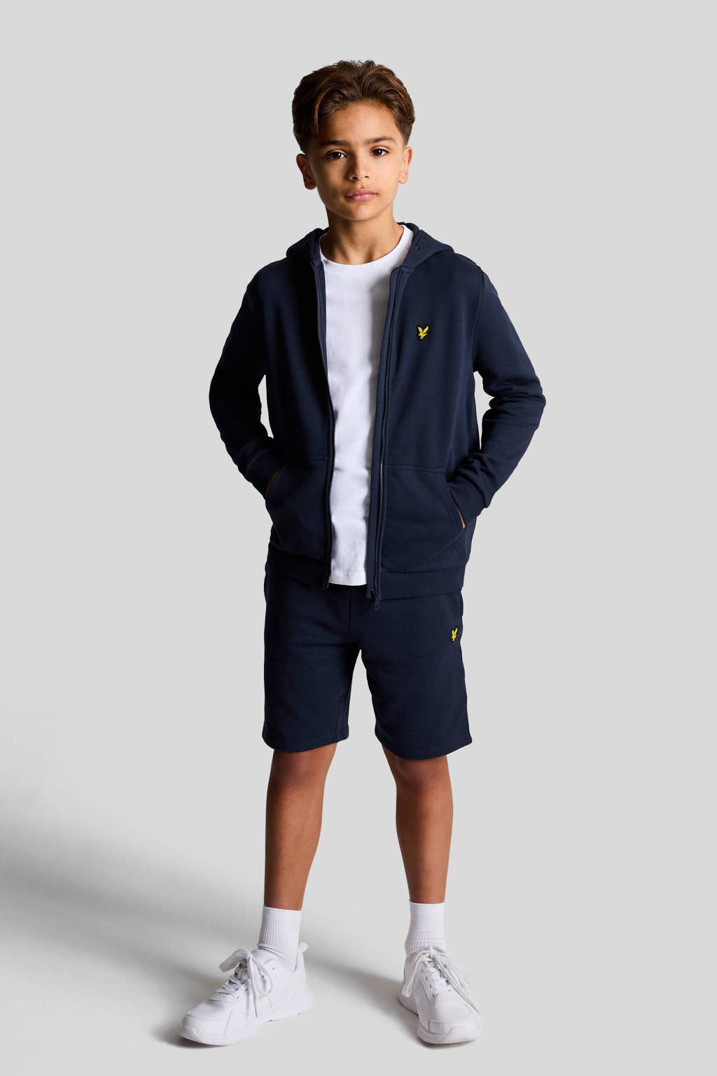Lyle & Scott sweatvest donkerblauw