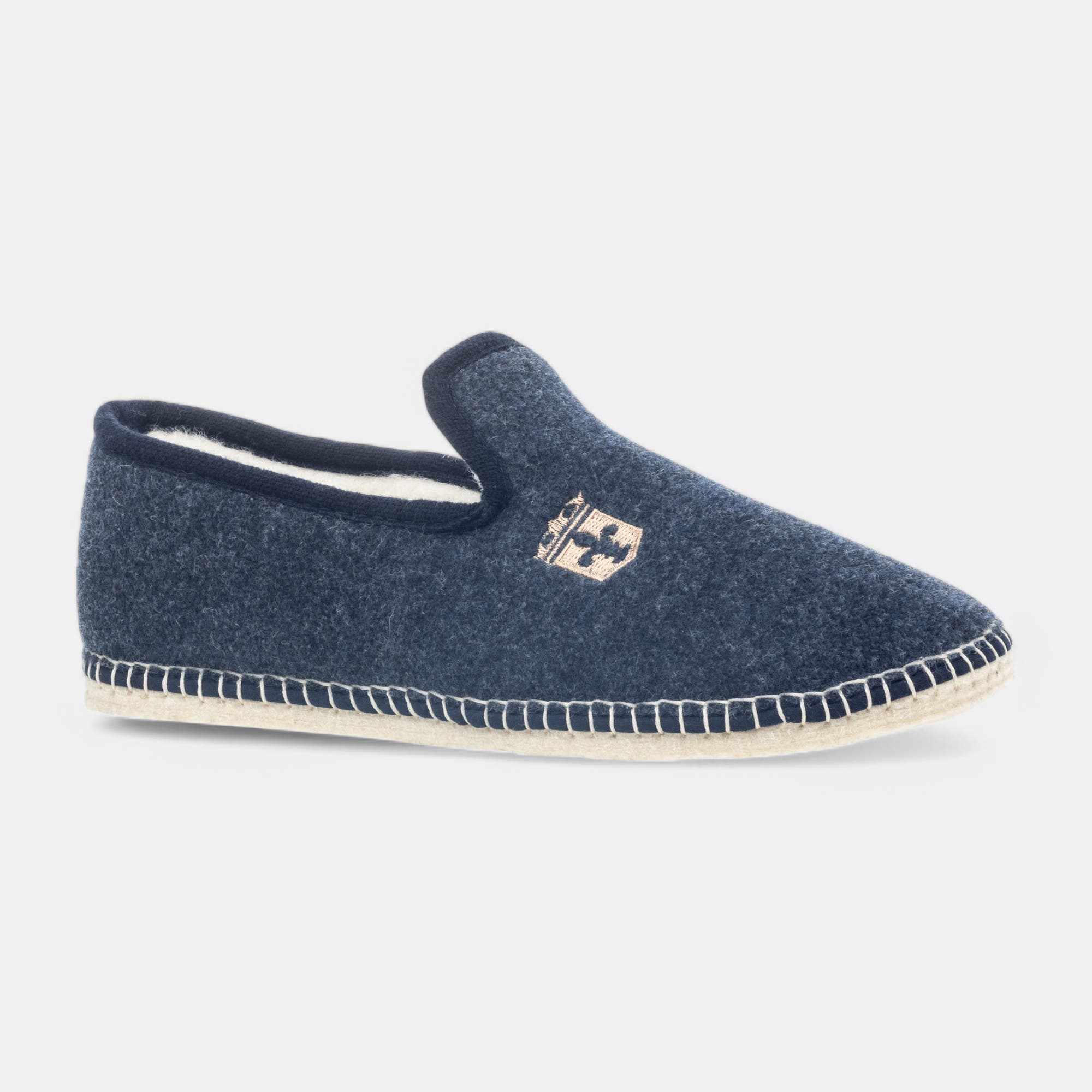 Charentaises Homme bleu
