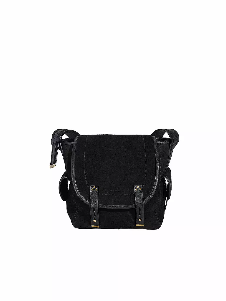 JEROME DREYFUSS Ledertasche - Umhängetasche STAN Large schwarz