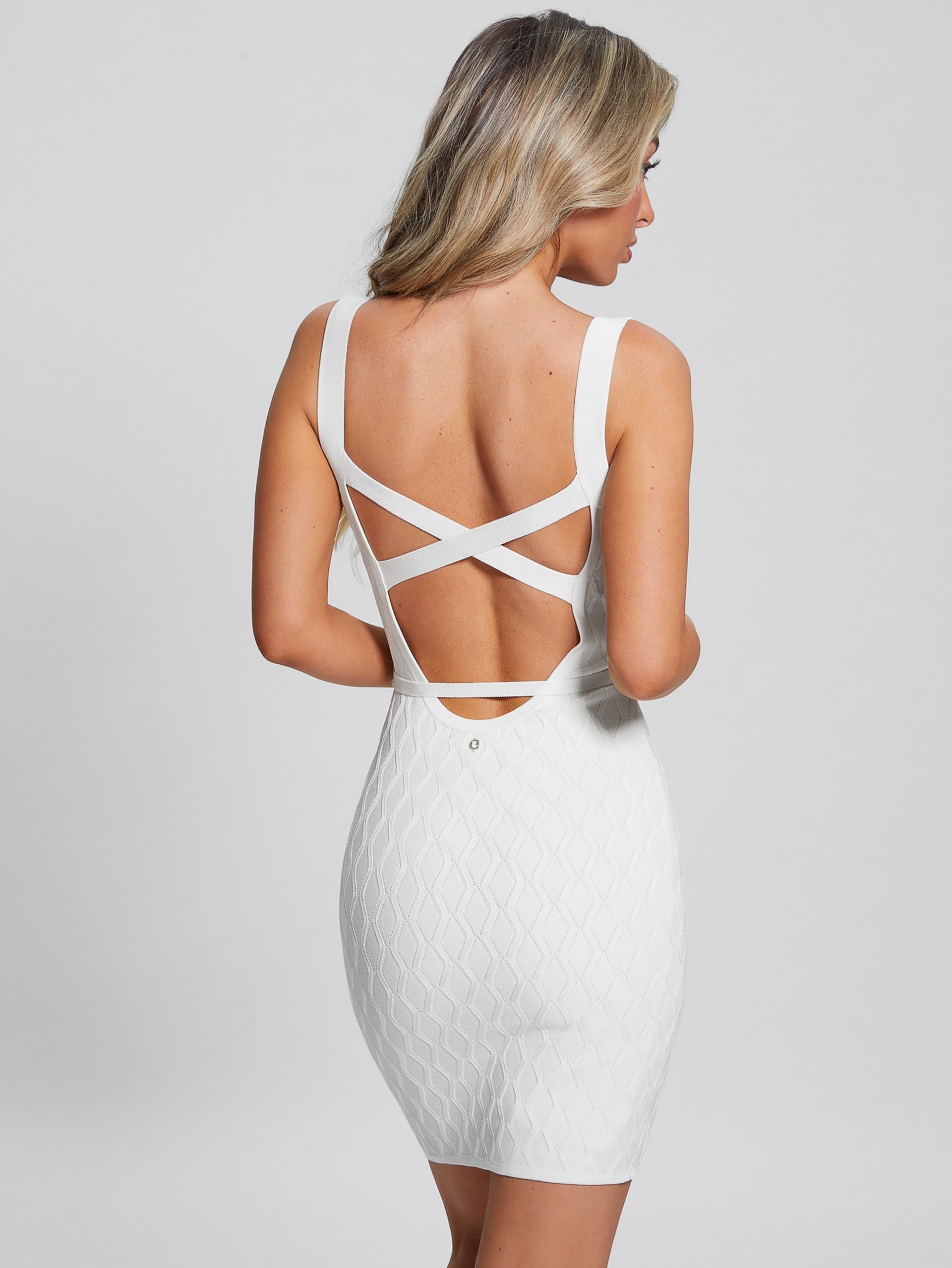 Vestido de malha Genna Diamond