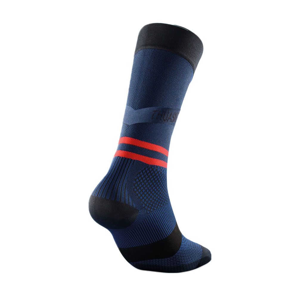 Thuasne UP ACTIV - Chaussettes noir/bleu nuit/rouge s