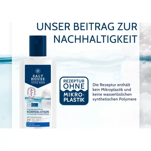 feuchtigkeitsspendende Körperlotion mit Totes Meer Mineralien & Urea