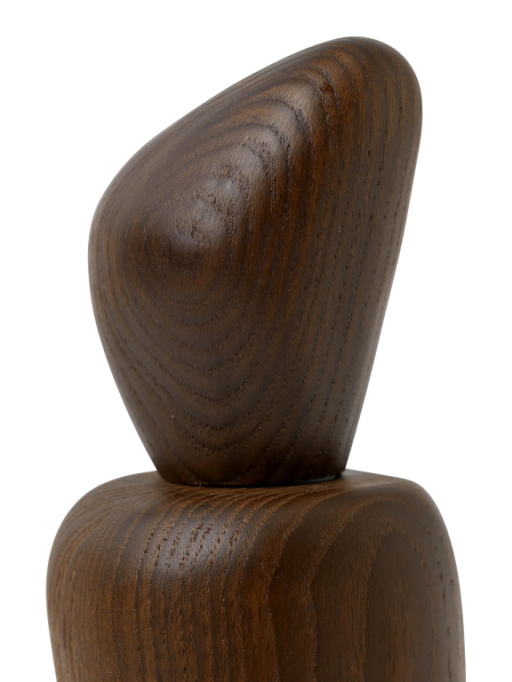 Ferm Living Cairn peper- en zoutmolen donkerbruin