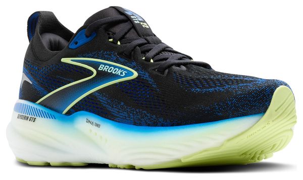Chaussures Running Brooks Glycerin GTS 22 Noir/Bleu/Jaune Homme