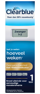 Clearblue Digitale Zwangerschapstest met Wekenindicator 1ST