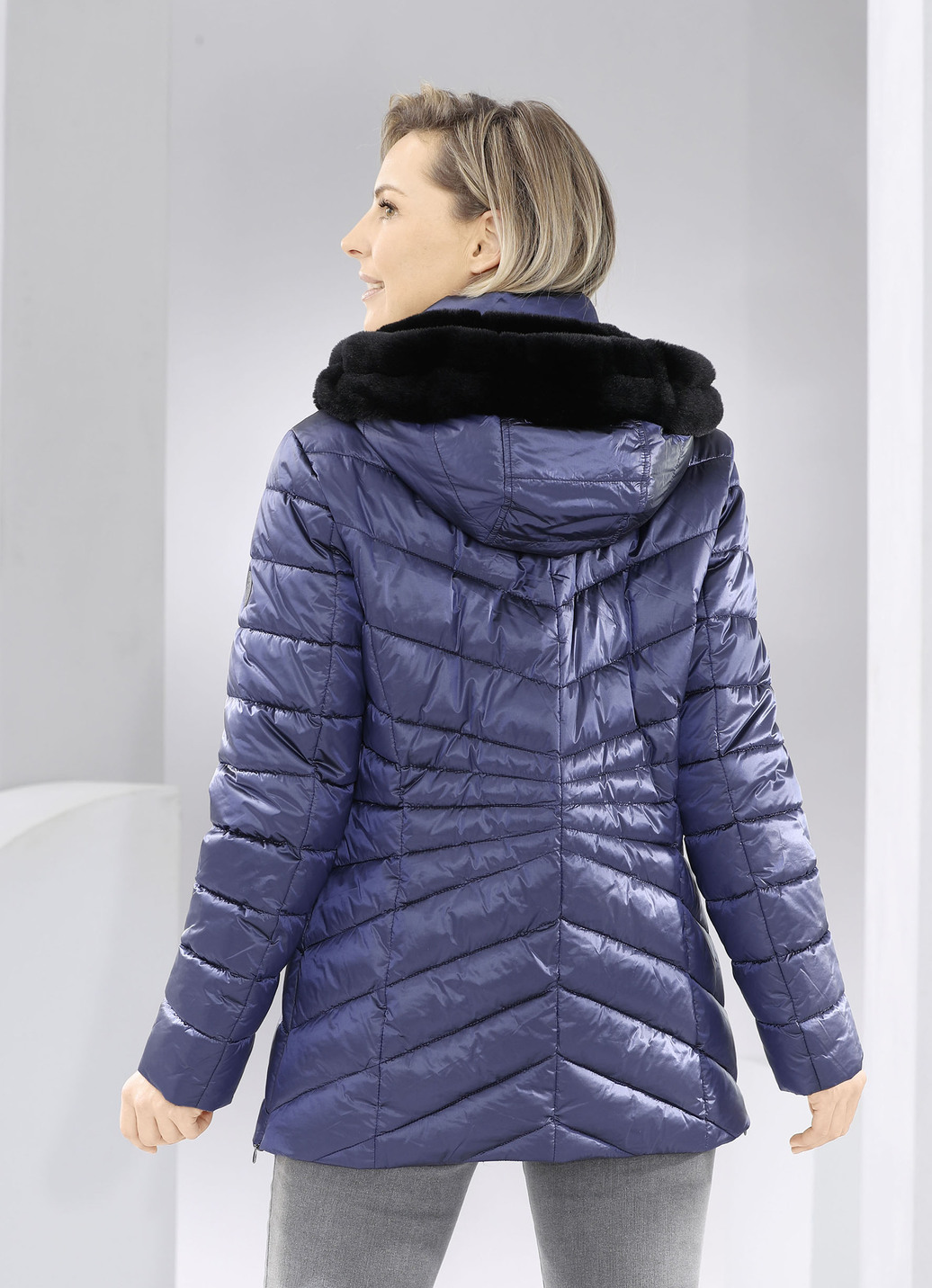 Jacke aus recycelten Fasern