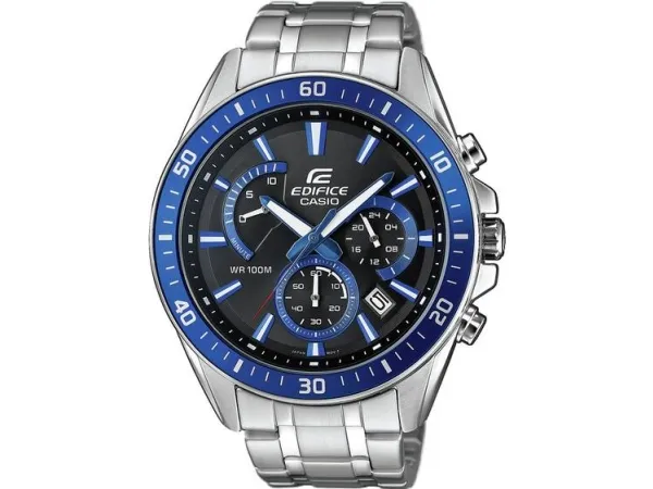 Casio EFR-552D-1A2VUEF, Vandfast, Kronometer, Kvarts