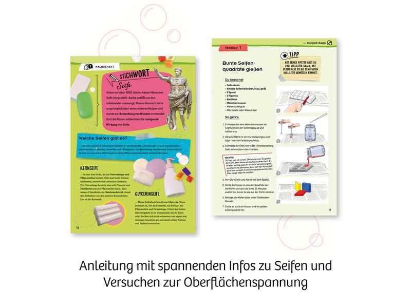 Kosmos Experimentierkasten Seifen-Atelier Einzigartige Seifenkreationen herstellen