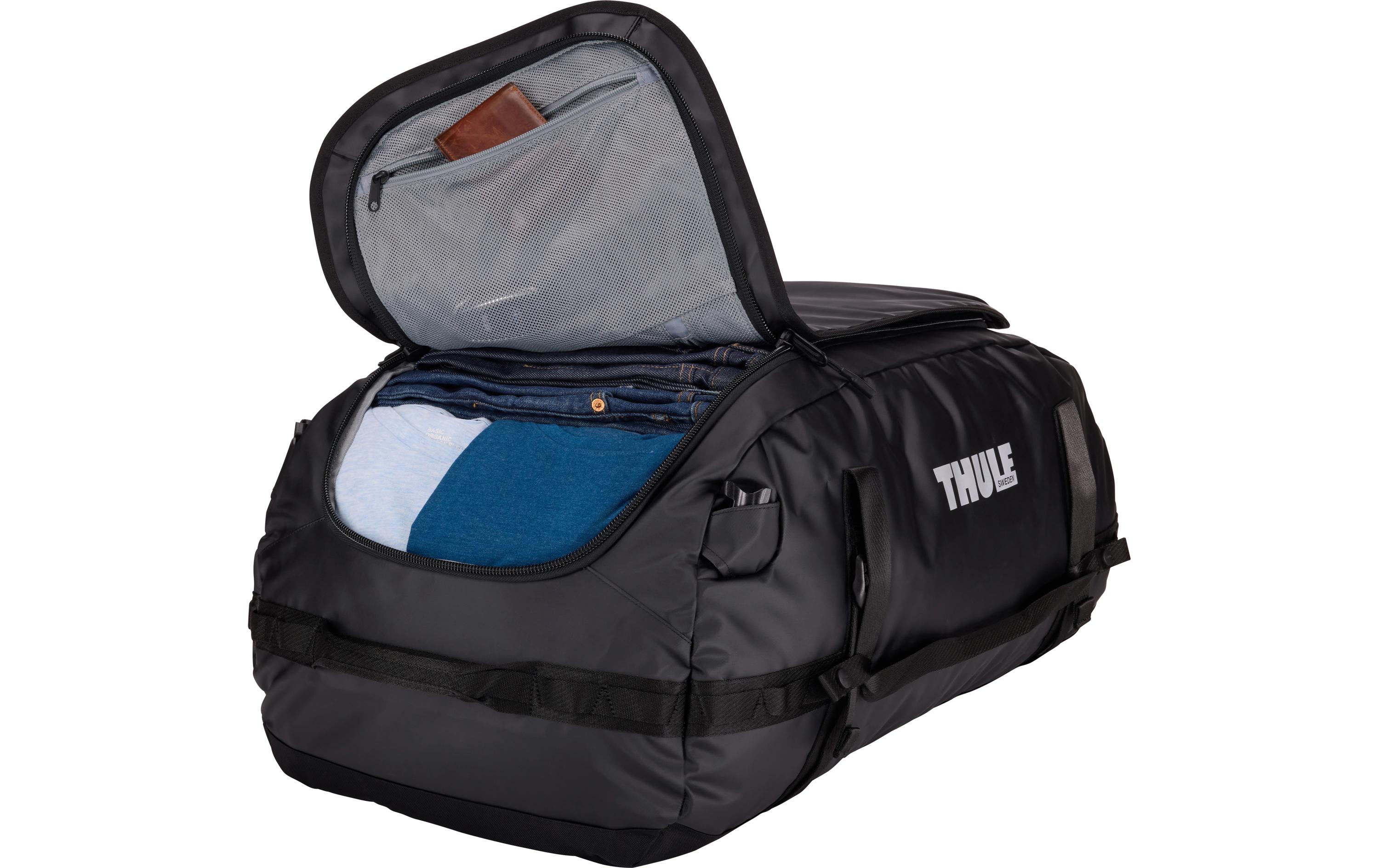 Duffle Bag Chasm 90 l, Black<br>Reisetasche und Rucksack in einem