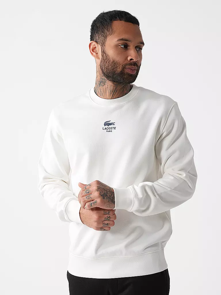 LACOSTE Sweater weiss