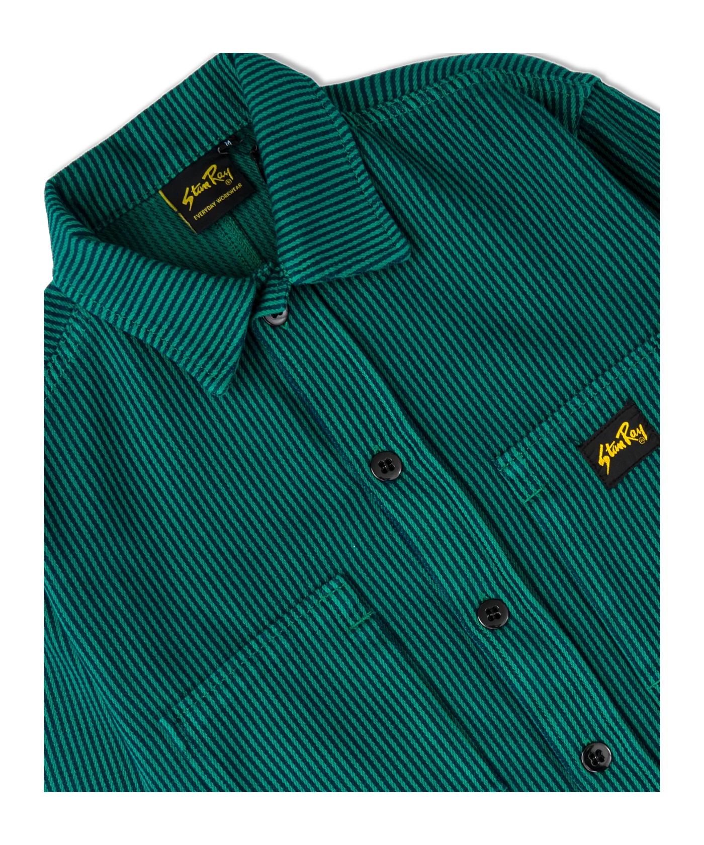 Stan Ray Prison Shirt langarm Grün