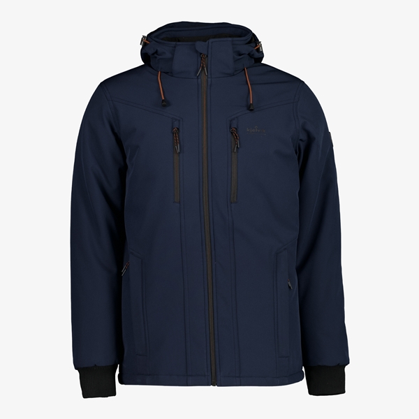 Kjelvik gewatteerde heren softshell jas blauw