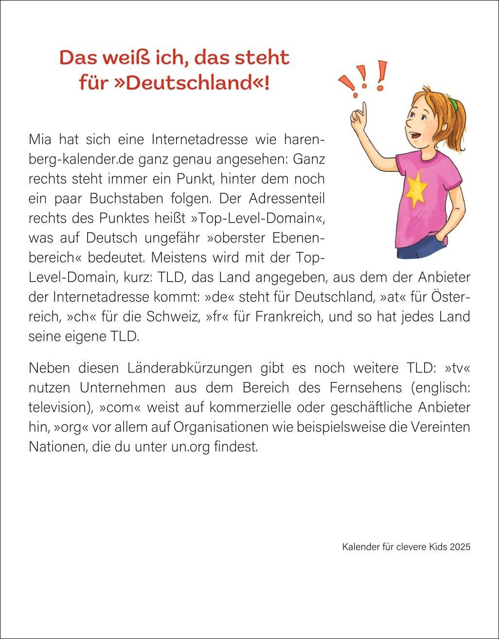 Kalender für clevKids Tagesabreißkalender 2025