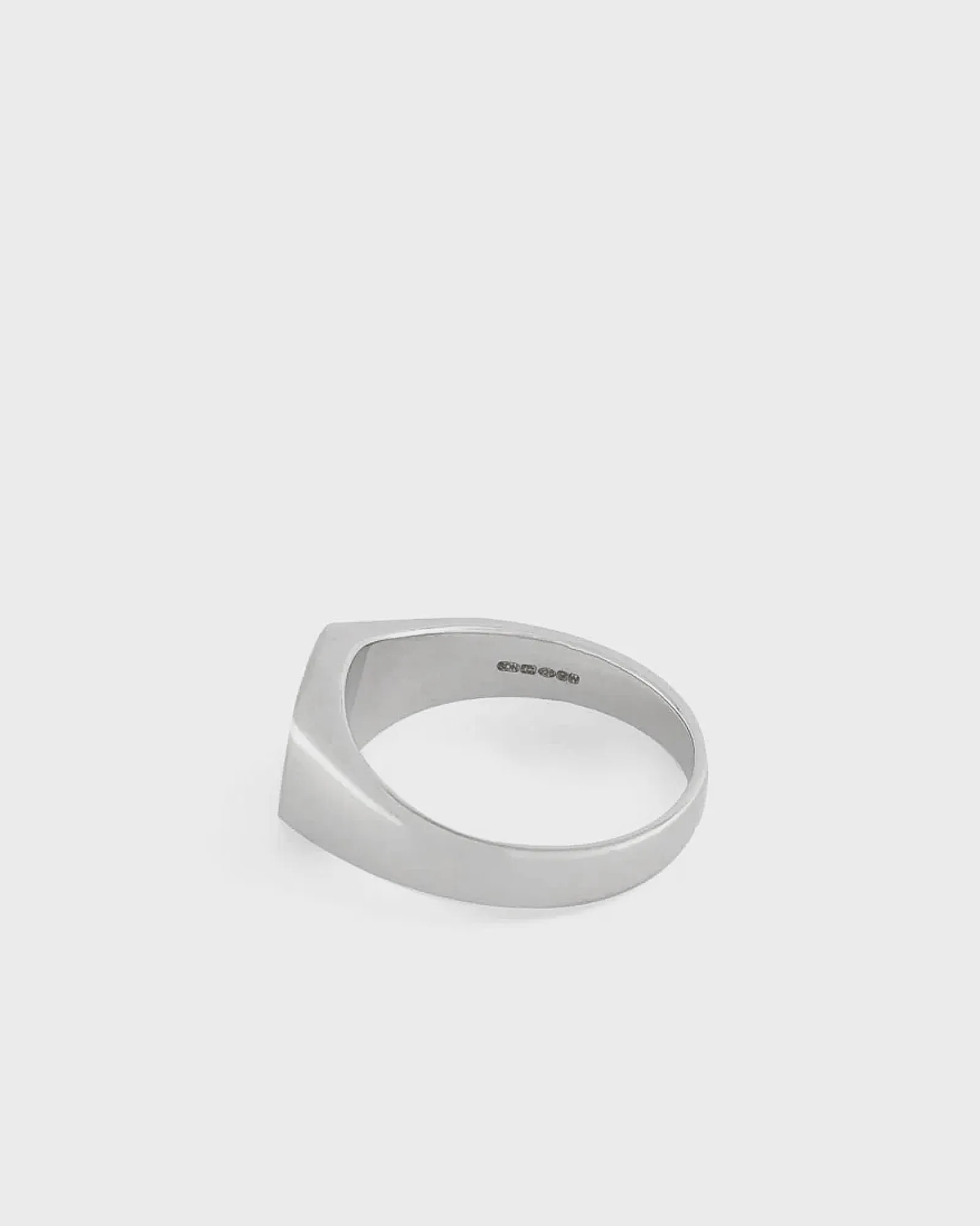 Serge DeNimes Silver Signet Ring