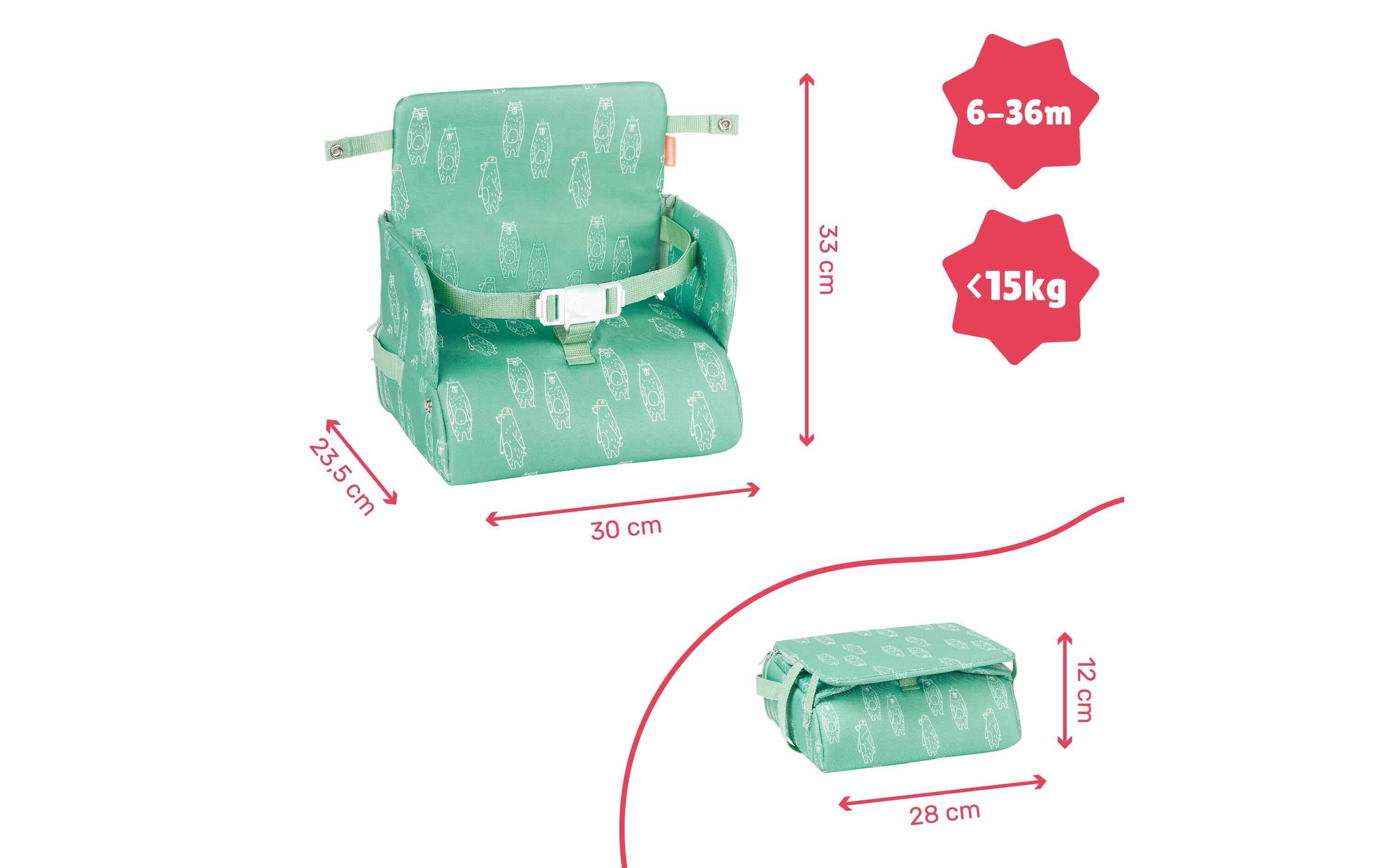 Sitzerhöhung für unterwegs Bears Mint2-in-1 Sitzerhöhung für unterwegs