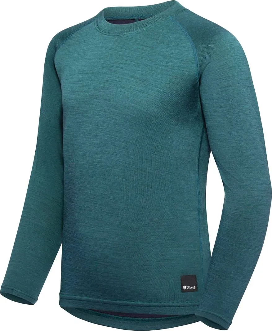Urberg Merino-Bamboo Base Layer Set Jr Mediterranea/Blue Nights