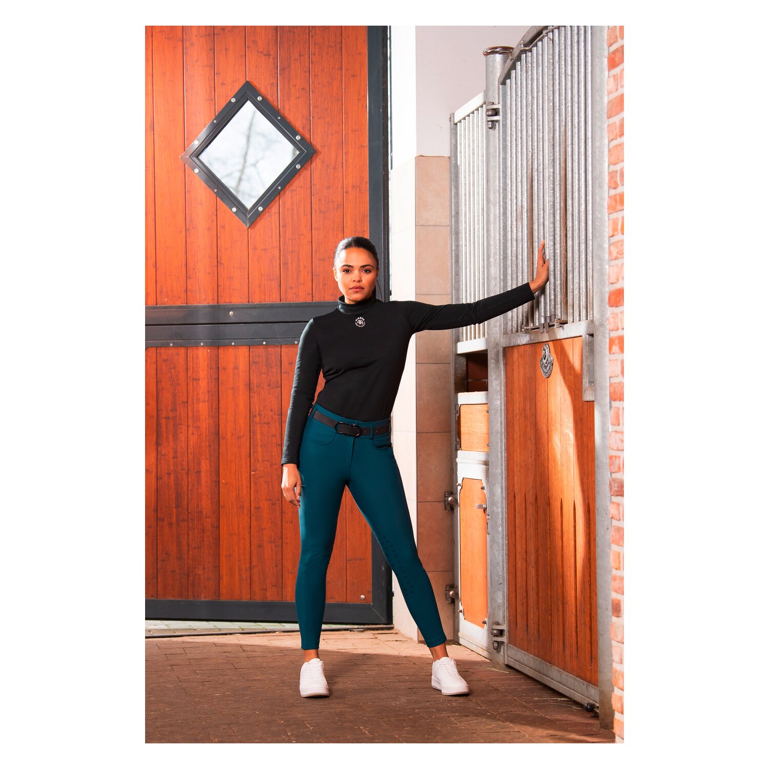 PIKEUR Athleisure Funktions-Shirt mit Stehkragen  - black