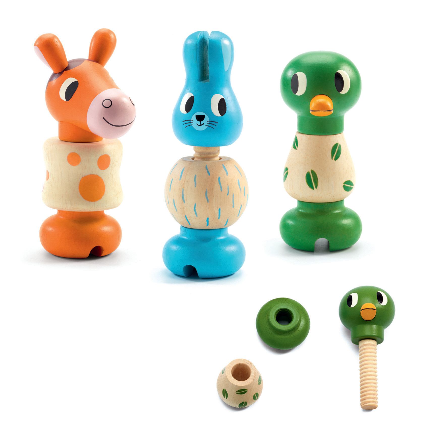 Djeco Djeco Houten schroefdieren dj06312