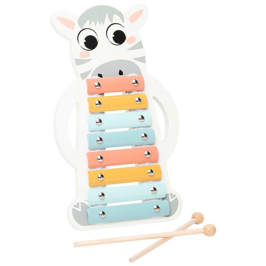 Xylophone zèbre - Crazy colors 2.0 - Ecru