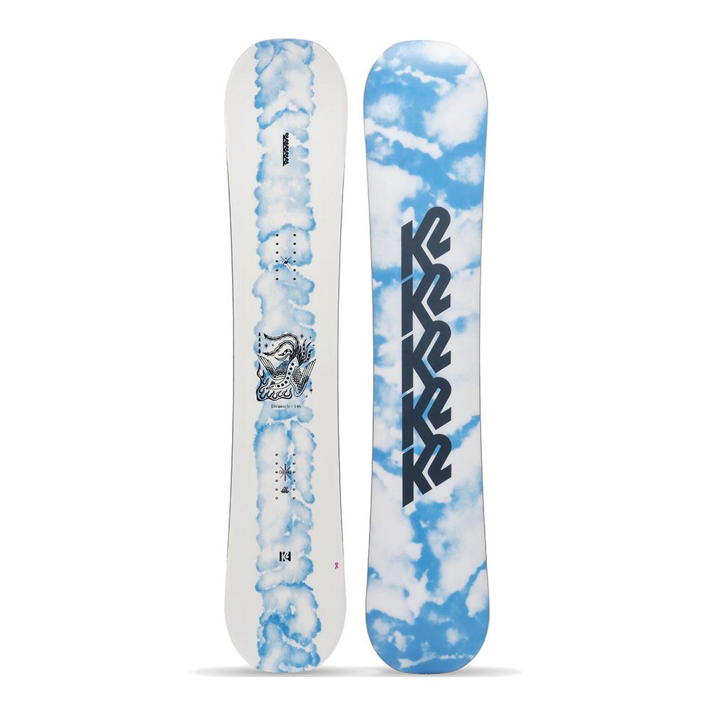 K2 DREAMSICLE - Snowboard all mountain Femme white/grey blue/grey blue