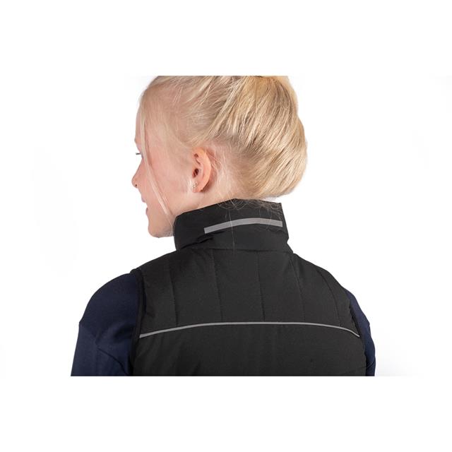 Bodywarmer HKM Cuddle Style Heating Kids Zwart