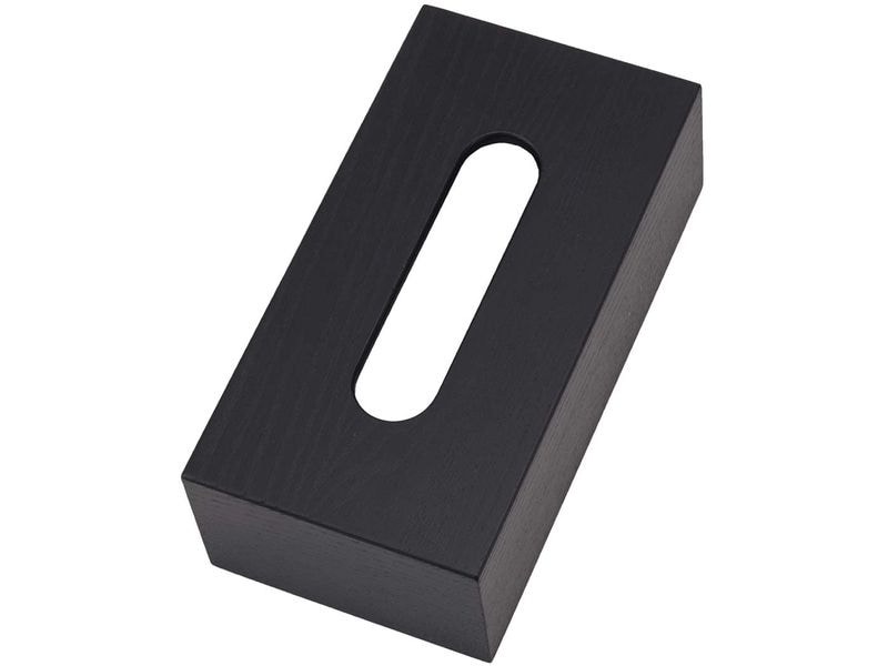Aquanova Kosmetiktuchbox Cole Schwarz, Holz Elegante Kosmetiktücherbox